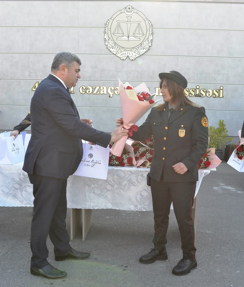 Penitensiar xidmətdə Beynəlxalq Qadınlar Günü ilə bağlı tədbir keçirildi - FOTOLAR